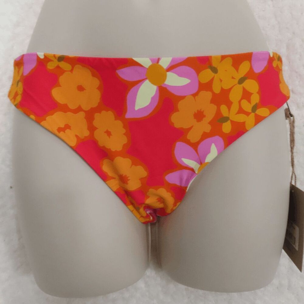 Stone Fox Swim Red Floral Retro Pop Bliss Roca Bottom Small